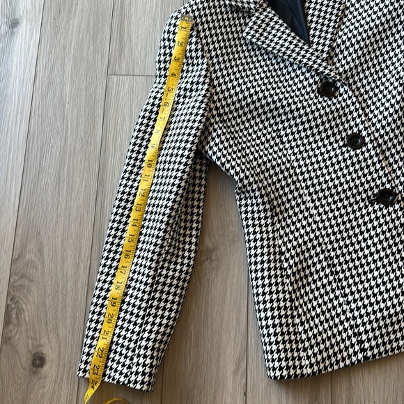 Jones Studio Separates Houndstooth Blazer Size 12 - Picture 6 of 7